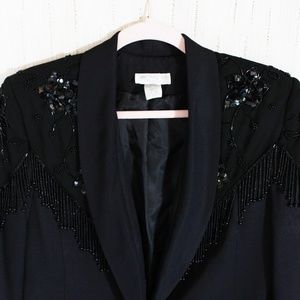Vintage Lew Magram Beaded Western Inspired Blazer